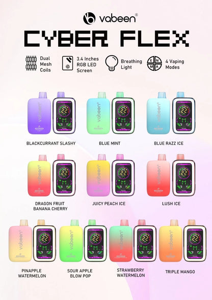 Cyber Flex - 15 Flavours [Disposable 25K Puffs]