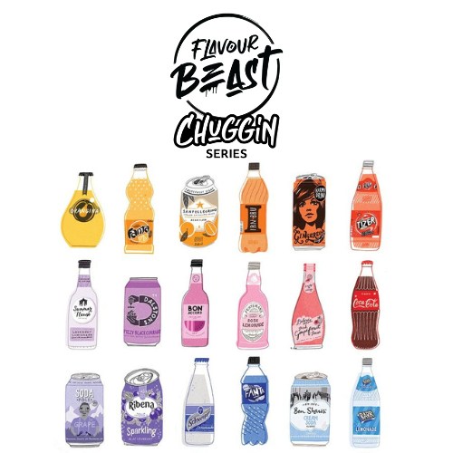 Flavour Beast Chuggin – 9 Soft Drink Flavours