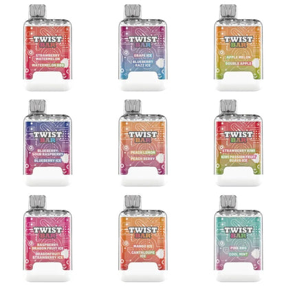Twist Bar - 7 Flavours [ Disposable Dual Pod 10K Puffs ]