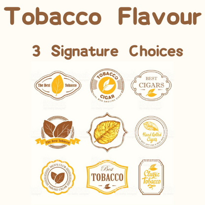 Tobacco Flavour E-Juice  - 3 Choices